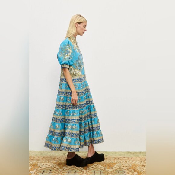 Alemais cassie tiered midi dress - Picture 2 of 12